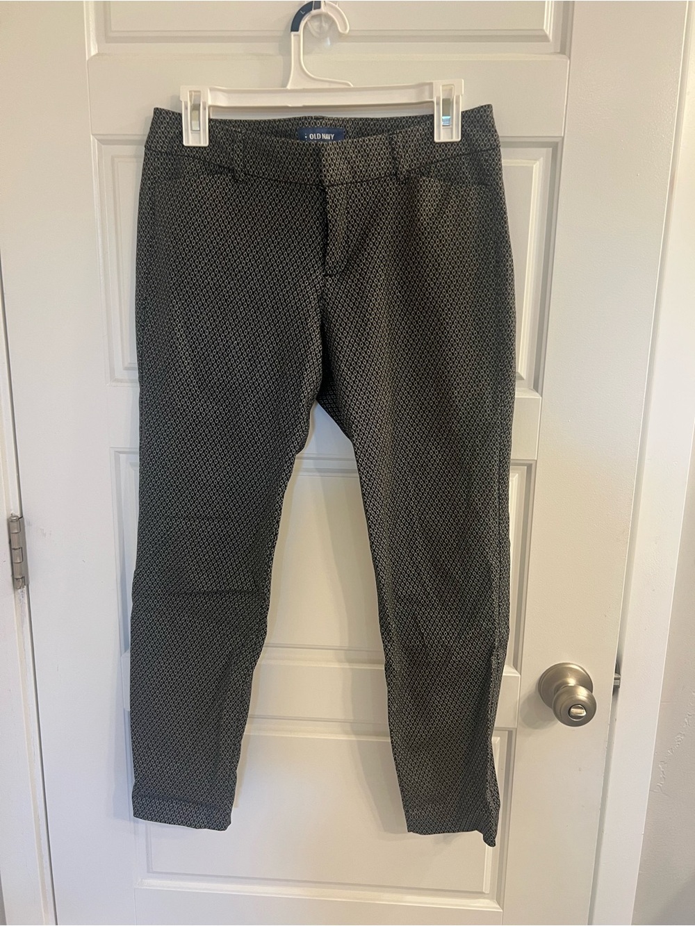 Old Navy Men's Gray Patterned Dress Pants